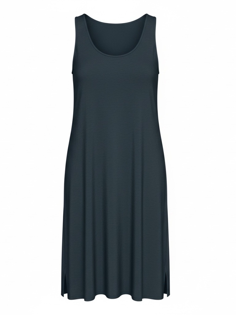Zenana black tunic style dress with pockets size L NWOT